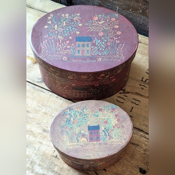 Bob's Boxes Primitive Bless This House Nesting Box Bundle - Picture 5 of 9